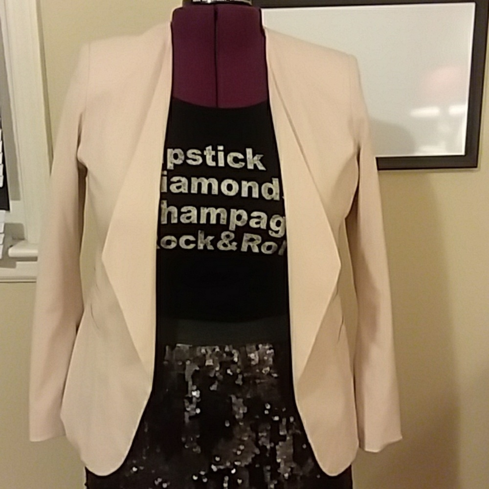 Pale pink blazer